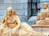 Песчаные скульптуры в Петропавловской крепости